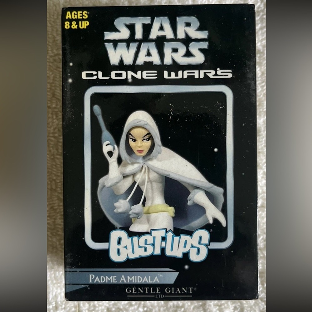 Star Wars Clone Wars Animated Bust-Ups Padme Amidala (2006) Gentle Giant SEALED
